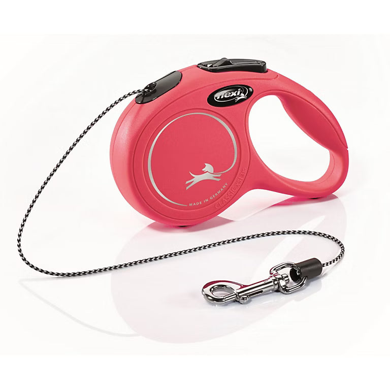 Flexi New Classic S Rojo Cordon 5 Mt. 12 Kg